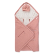 Bemini Biside® Κουβέρτα Ταξιδιού Cadum Winter Ροζ 0-12M
